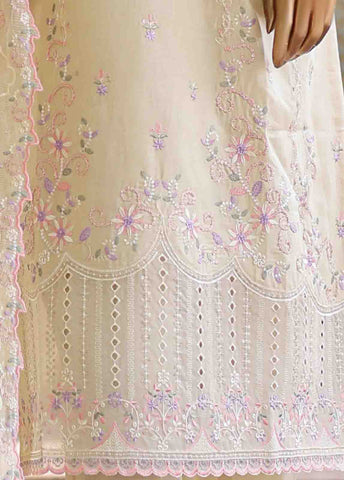 Bin Saeed Fabric - WCTF-019 C- 3 Piece Embroidered Stitched Suit