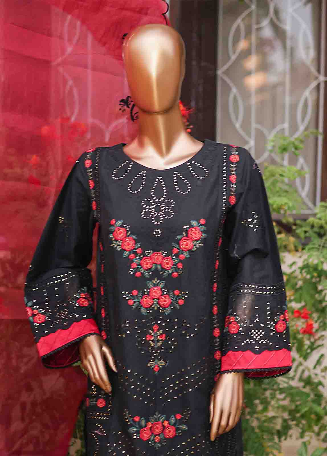 WCTF-020 C- 3 Piece Embroidered Stitched Suit