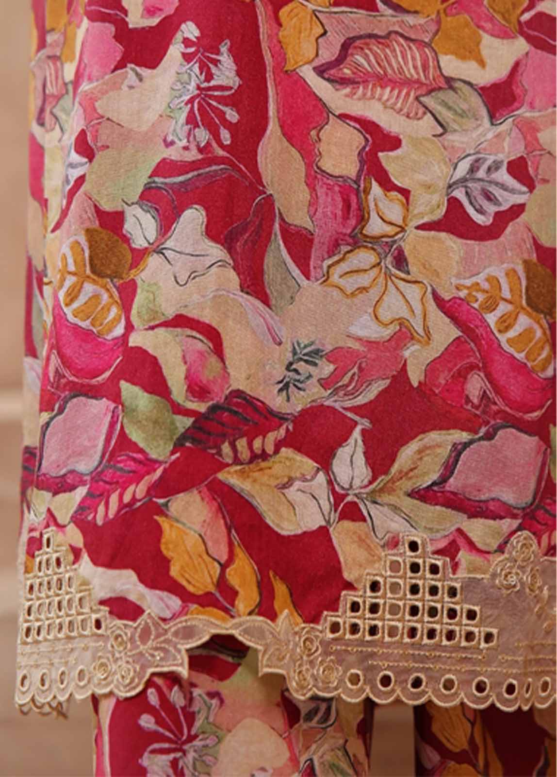 Bin Saeed Fabric - WE-001- 2 Piece Embroidered Stitched Co-ords