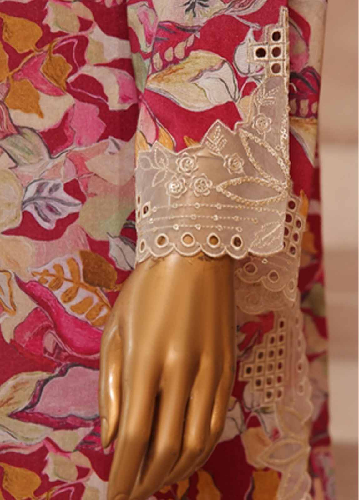 Bin Saeed Fabric - WE-001- 2 Piece Embroidered Stitched Co-ords