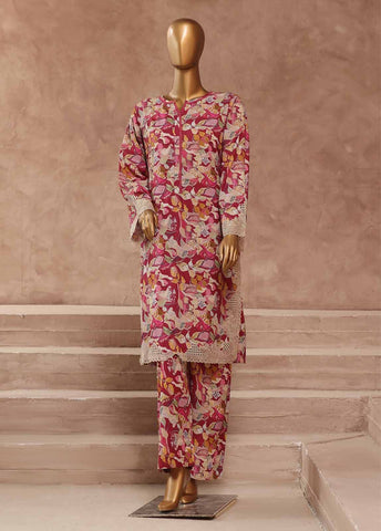 Bin Saeed Fabric - WE-001- 2 Piece Embroidered Stitched Co-ords