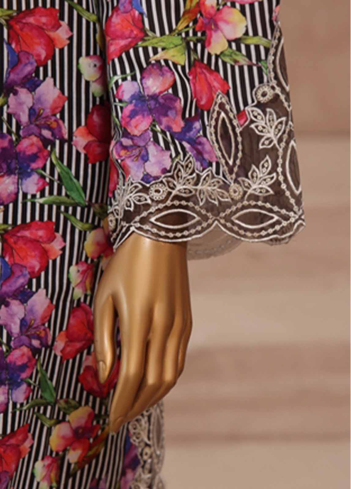 Bin Saeed Fabric - WE-003- 2 Piece Embroidered Stitched Co-ords