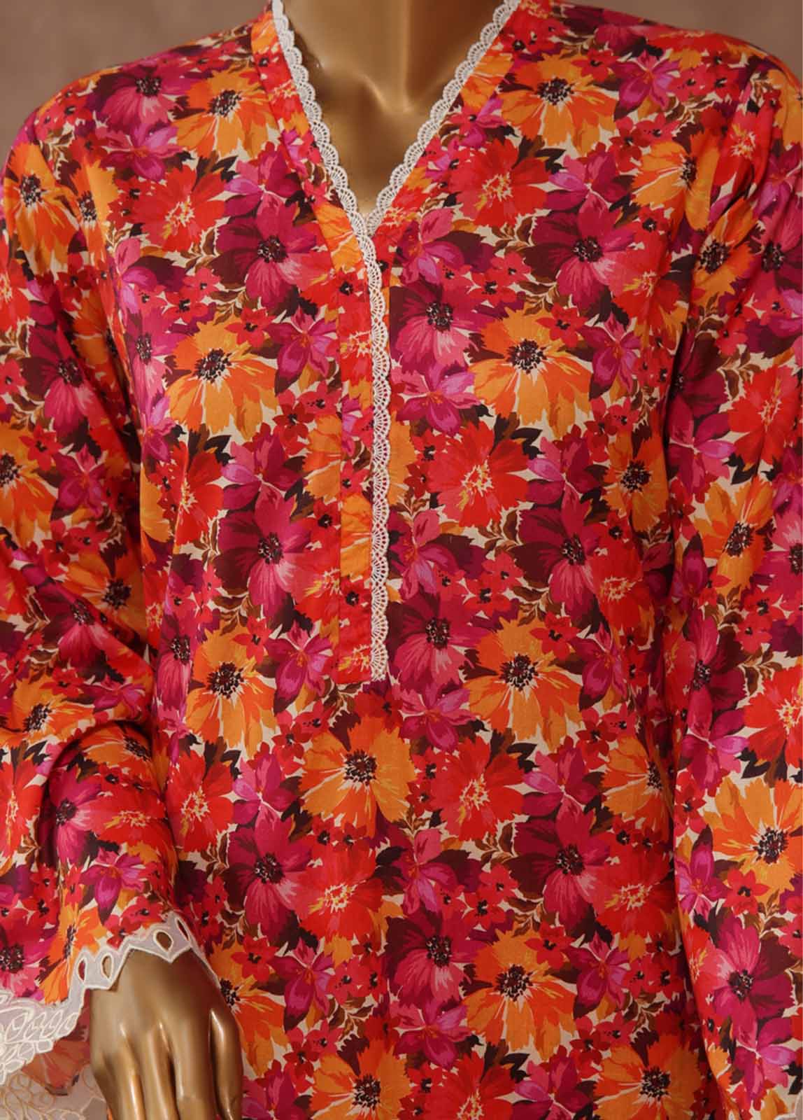 Bin Saeed Fabric - WE-015- 2 Piece Embroidered Stitched Co-ords