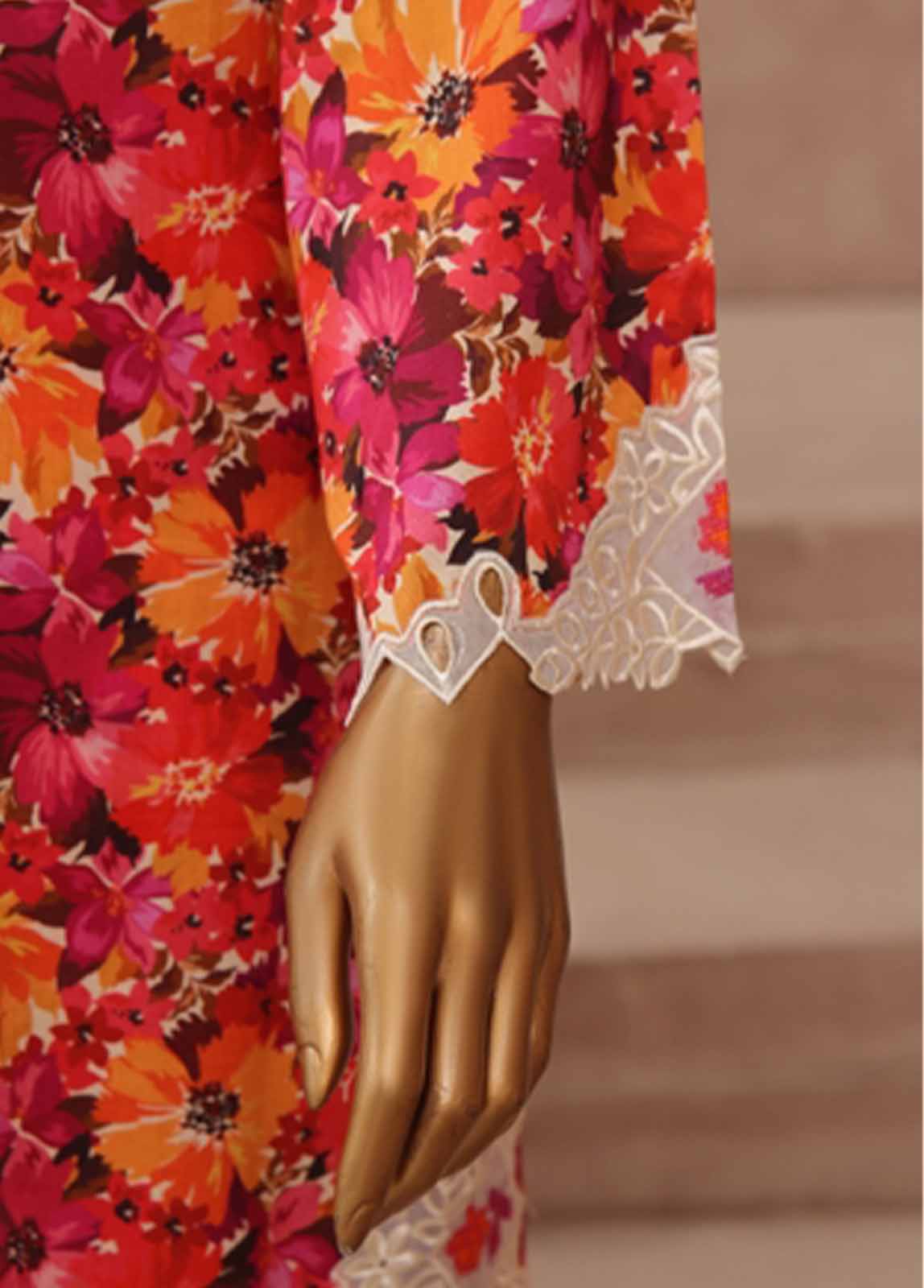 Bin Saeed Fabric - WE-015- 2 Piece Embroidered Stitched Co-ords