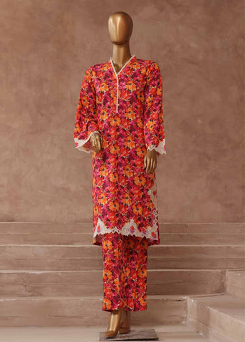 Bin Saeed Fabric - WE-015- 2 Piece Embroidered Stitched Co-ords