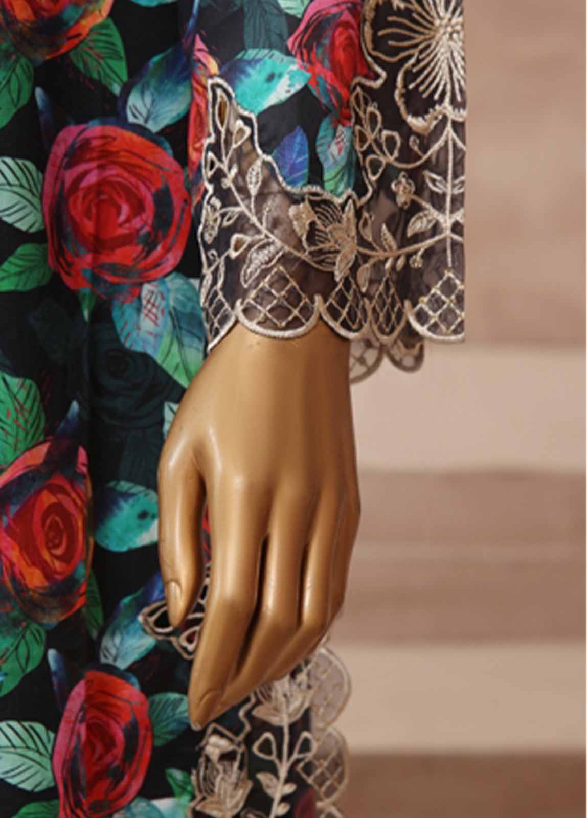 Bin Saeed Fabric - WE-018- 2 Piece Embroidered Stitched Co-ords