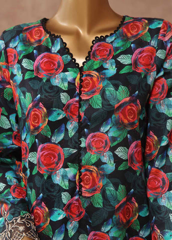 Bin Saeed Fabric - WE-018- 2 Piece Embroidered Stitched Co-ords