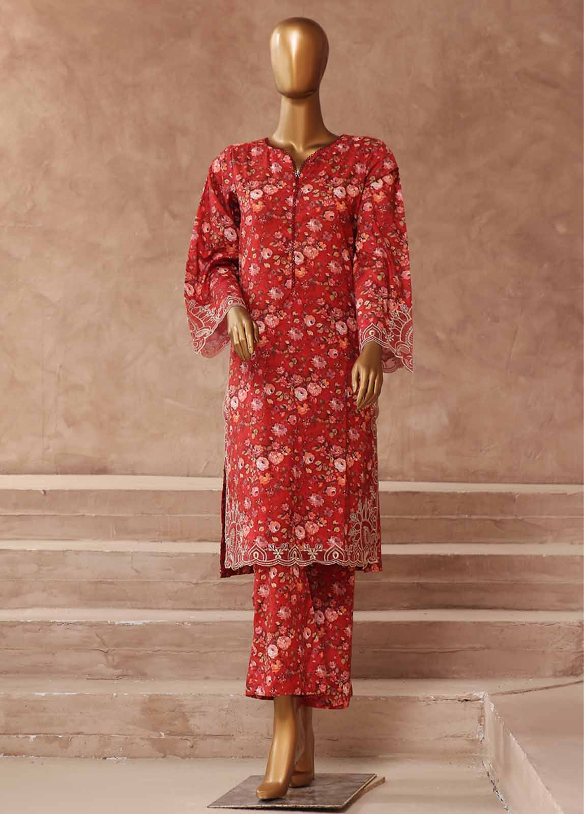 Bin Saeed Fabric - WE-020- 2 Piece Embroidered Stitched Co-ords