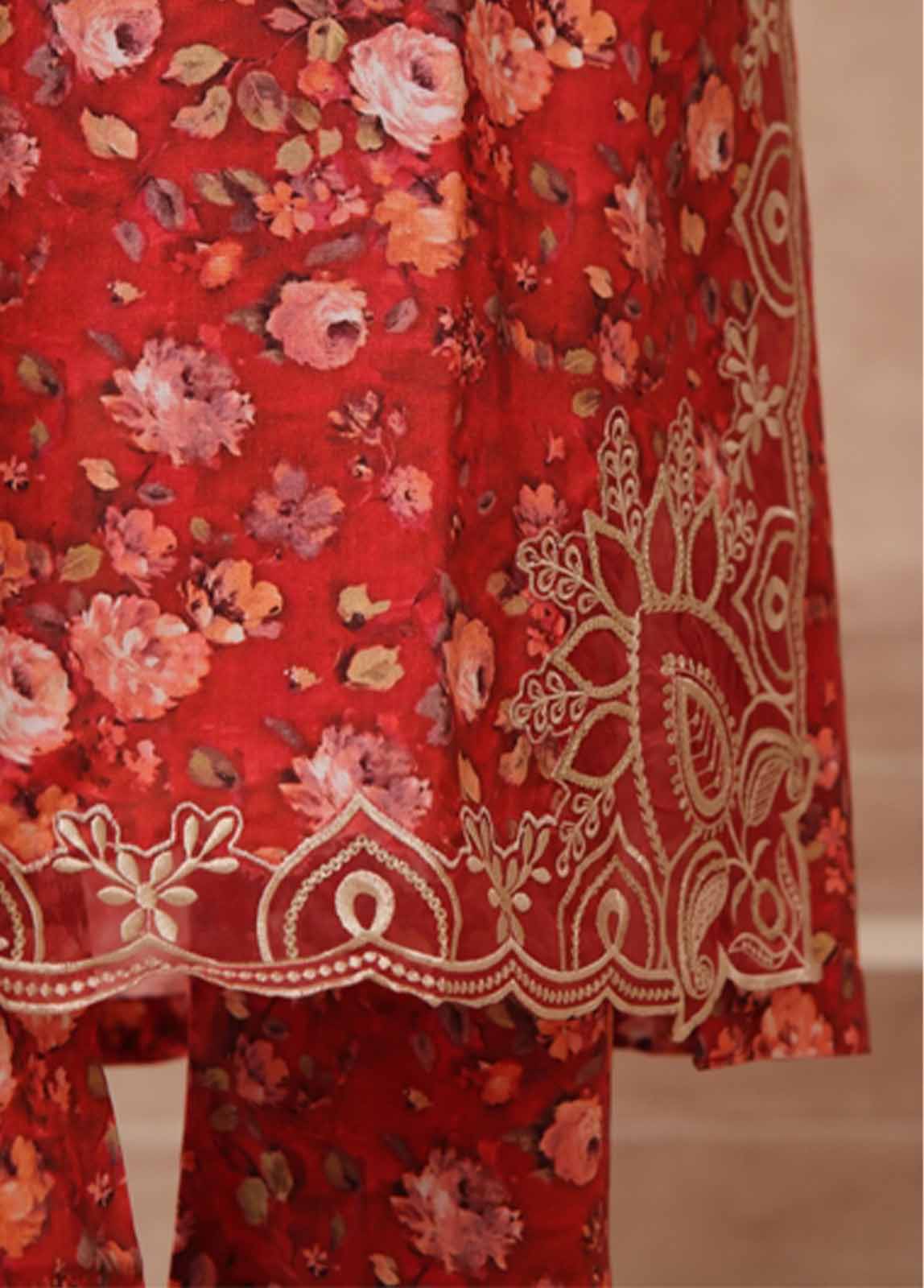 Bin Saeed Fabric - WE-020- 2 Piece Embroidered Stitched Co-ords