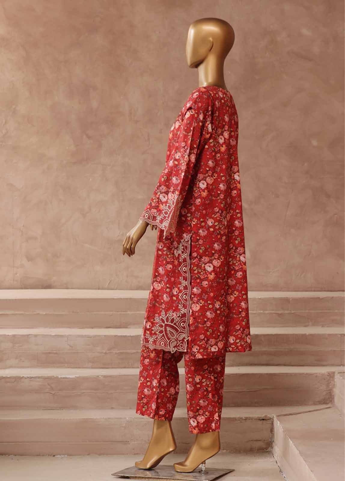 Bin Saeed Fabric - WE-020- 2 Piece Embroidered Stitched Co-ords