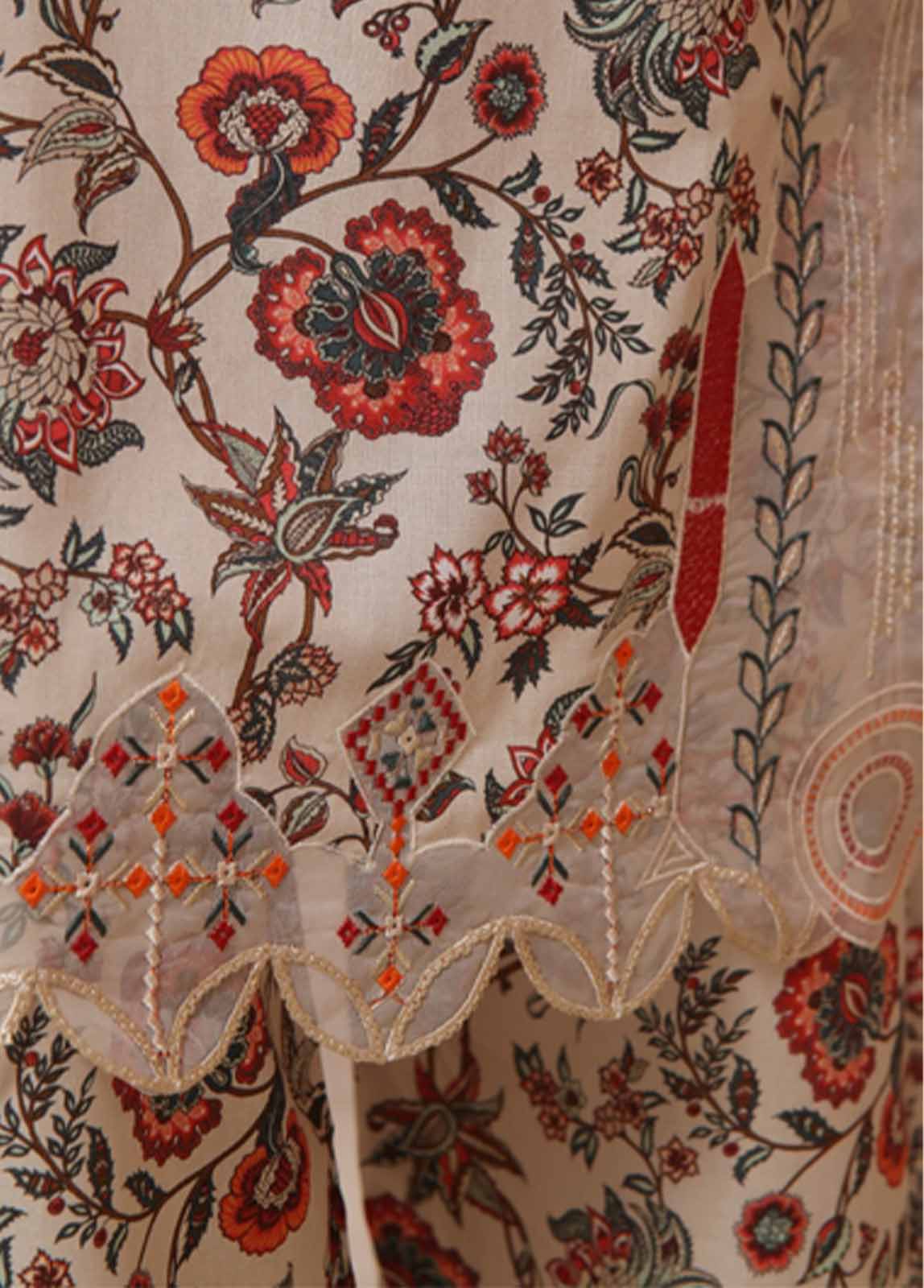 Bin Saeed Fabric - WE-021- 2 Piece Embroidered Stitched Co-ords