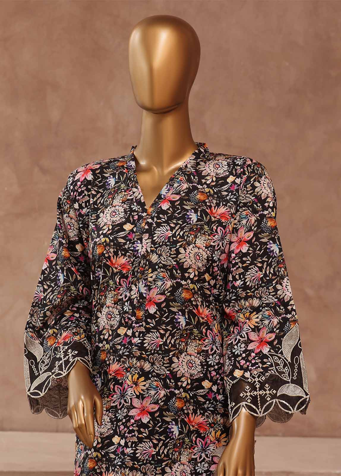 Bin Saeed Fabric - WE-022- 2 Piece Embroidered Stitched Co-ords