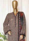 WK-0102-PR R77- 3 Piece Khaddar Printed Stitched Suit