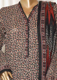 WK-0102-PR R77- 3 Piece Khaddar Printed Stitched Suit