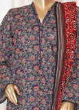 WK-0103-PR R77- 3 Piece Khaddar Printed Stitched Suit