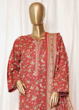 WK-0105-PR R77- 3 Piece Khaddar Printed Stitched Suit