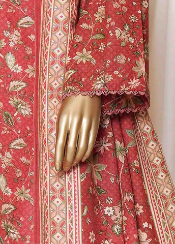 Bin Saeed Fabric - WK-0105-PR R77- 3 Piece Khaddar Printed Stitched Suit