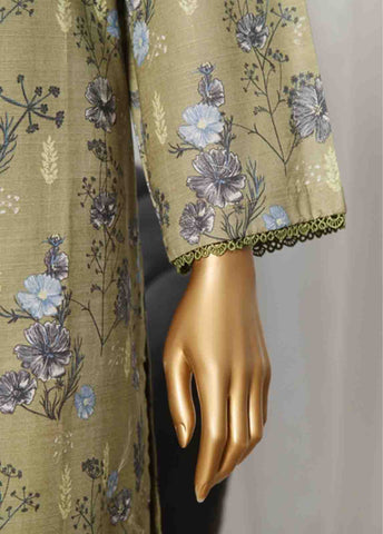 Bin Saeed Fabric - WK-010 -3 Piece Khaddar Printed Suit