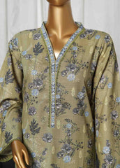 WK-010 -3 Piece Khaddar Printed Suit