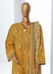 WK-0115-3 Piece Khaddar Printed Suit