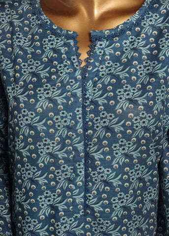 Bin Saeed Fabric - WK-0116 R-3 Piece Khaddar Printed Suit