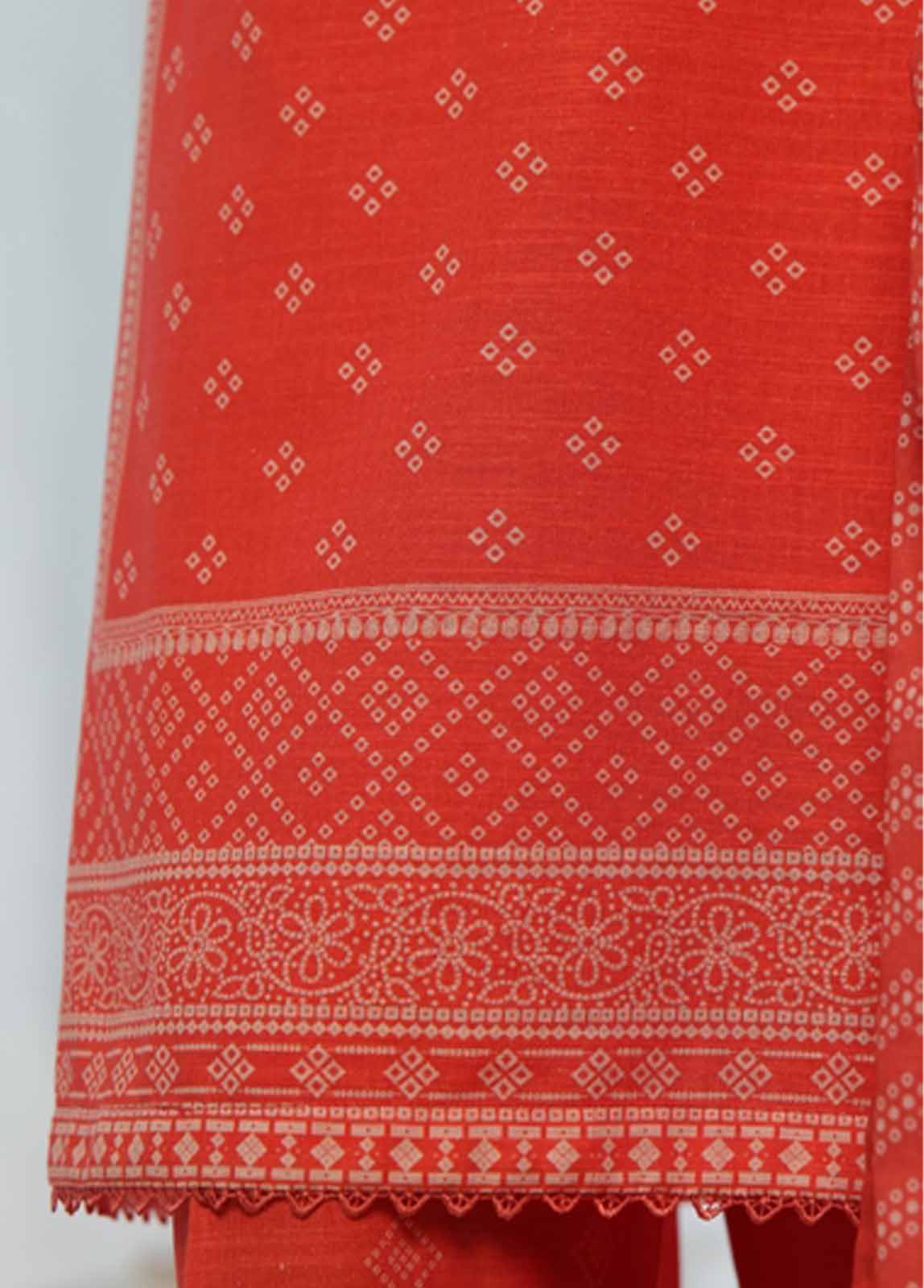 Bin Saeed Fabric - WK-0122-3 Piece Khaddar Printed Suit