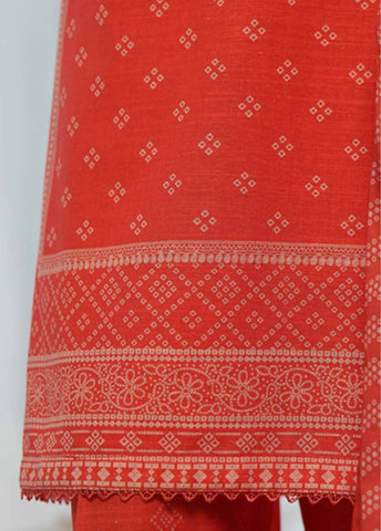 Bin Saeed Fabric - WK-0122-3 Piece Khaddar Printed Suit