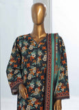 WK-0124-3 Piece Khaddar Printed Suit