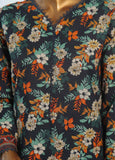 WK-0124-3 Piece Khaddar Printed Suit