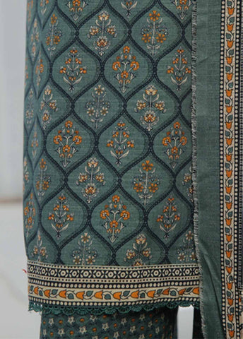 Bin Saeed Fabric - WK-0130-3 Piece Khaddar Printed Suit