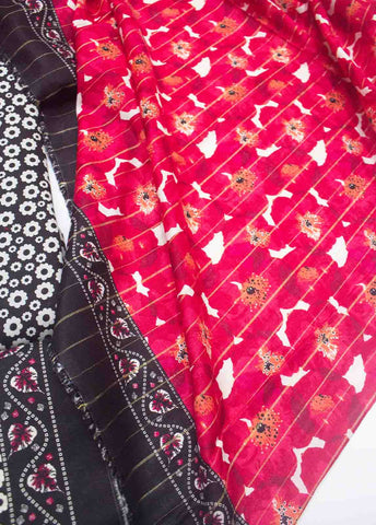 WKU-015 A-3 Piece Khaddar Printed UnStitched Suit
