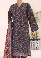 WK-018-3 Piece Khaddar Printed Suit