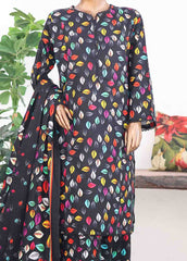 WK-028 A-3 Piece Khaddar Printed Suit