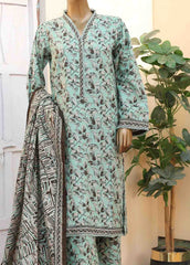 WK-029 A -3 Piece Khaddar Printed Suit