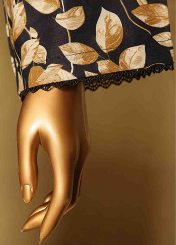 Bin Saeed Fabric - WK-030-3 Piece Khaddar Printed Suit