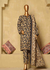 WK-030-3 Piece Khaddar Printed Suit