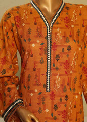 WK-032-3 Piece Khaddar Printed Suit