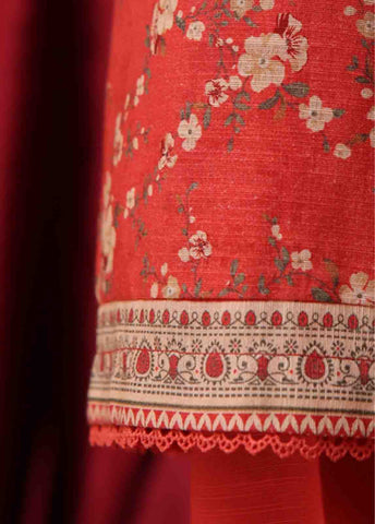 Bin Saeed Fabric - WK-043-3 Piece Khaddar Printed Suit