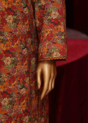 Bin Saeed Fabric - WK-044-3 Piece Khaddar Printed Suit