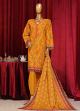 WK-051-3 Piece Khaddar Printed Suit