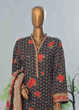 WK-059 B-3 Piece Khaddar Printed Suit
