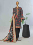 WK-059 B-3 Piece Khaddar Printed Suit