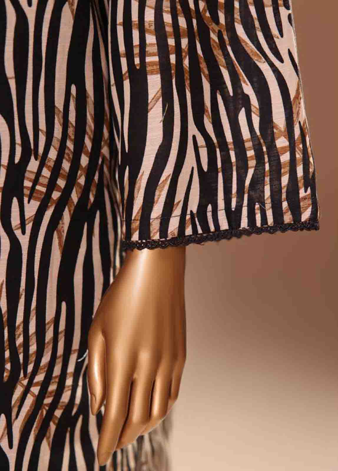 Bin Saeed Fabric - WK-061 -3 Piece Khaddar Printed Suit