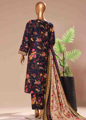 WK-062 -3 Piece Khaddar Printed Suit