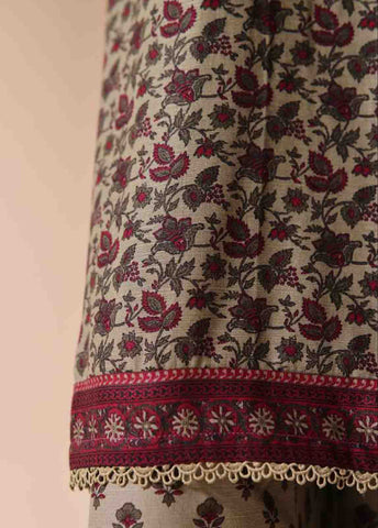 Bin Saeed Fabric - WK-065 -3 Piece Khaddar Printed Suit