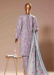 WK-066 -3 Piece Khaddar Printed Suit