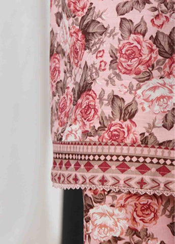 Bin Saeed Fabric - WK-069 -3 Piece Khaddar Printed Suit