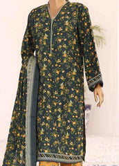 WK-070-3 Piece Khaddar Printed Suit