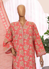 WK-072-3 Piece Khaddar Printed Suit