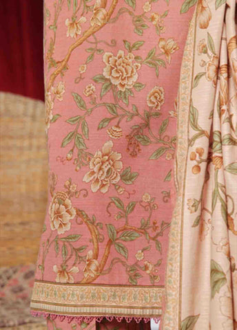 Bin Saeed Fabric - WK-083 B-3 Piece Khaddar Printed Suit